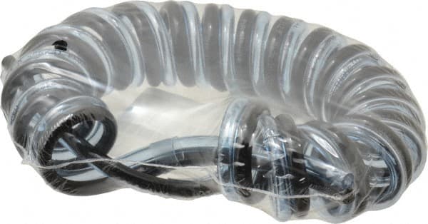 Advanced Technology Products - 5/32" ID x 1/4" OD, 15/32" Wall Thickness, Polyurethane Tube - Black & Clear Blue, 140 Max psi, 98 Shore A Hardness - Exact Tooling