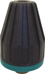 Kranzle - 4,750 psi Rotating, Brass, Ceramic, Plastic & Rubber, Turbo Pressure Washer Nozzle - 1.8mm Orifice Diam, 1/4" Thread, Female, Black & Green - Exact Tooling