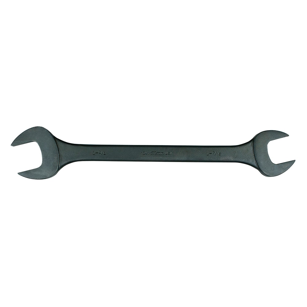 Martin Tools - Open End Wrenches; Wrench Type: Open End Wrench ; Tool Type: Dbl Open End Wrench ; Size (Inch): 3/4 x 13/16 ; Finish/Coating: Black Oxide ; Head Type: Open End ; Overall Length (Inch): 9-5/8 - Exact Tooling