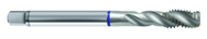 M20x1.5 6H 4-Flute PM Cobalt Blue Ring Semi-Bottoming 40 degree Spiral Flute Tap-Bright - Exact Tooling