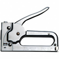 Arrow - Manual Staple Gun - Chrome Plated Steel - Exact Tooling