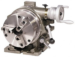 Yuasa - 24 Position, 8" Chuck, Super Indexing Spacer - 6.1" High Centerline, 2-1/4" Spacer Through Hole - Exact Tooling