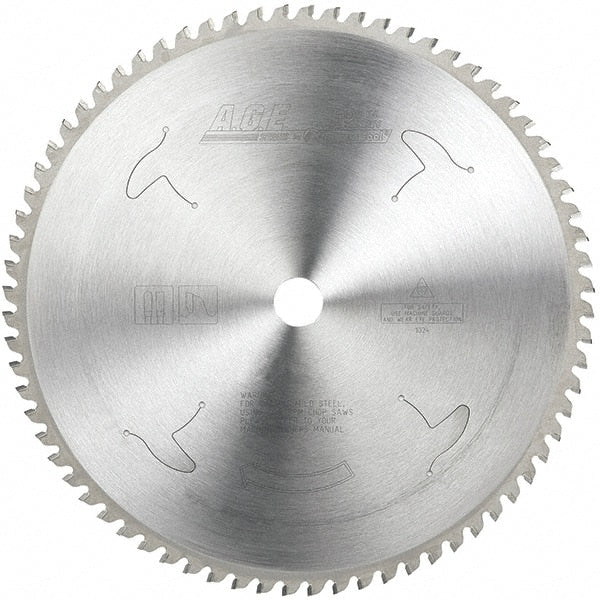 Amana Tool - 10" Diam, 5/8" Arbor Hole Diam, 60 Tooth Wet & Dry Cut Saw Blade - Carbide-Tipped, Clean Action, Standard Round Arbor - Exact Tooling
