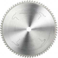 Amana Tool - 10" Diam, 5/8" Arbor Hole Diam, 60 Tooth Wet & Dry Cut Saw Blade - Carbide-Tipped, Clean Action, Standard Round Arbor - Exact Tooling