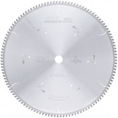 Amana Tool - 18" Diam, 1" Arbor Hole Diam, 120 Tooth Wet & Dry Cut Saw Blade - Carbide-Tipped, Clean Action, Standard Round Arbor - Exact Tooling
