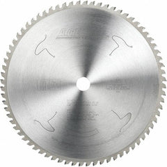 Amana Tool - 12" Diam, 1" Arbor Hole Diam, 72 Tooth Wet & Dry Cut Saw Blade - Carbide-Tipped, Clean Action, Standard Round Arbor - Exact Tooling