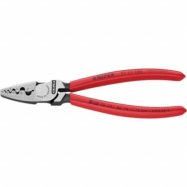 Knipex - Crimpers Type: Crimping Pliers Style: Crimping Pliers for End Sleeves (Ferrules) - Exact Tooling