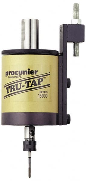 Procunier - 5/16 Inch Max Mild Steel Tap Capacity, 1 Inch Shank Diameter Tapping Head - Includes 2 Wrenches and Locator Bracket, for CNC Machines - Exact Tooling