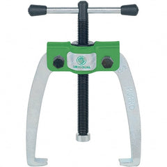 KUKKO - 2 Jaw, 1/4" to 2-3/4" Spread, 1 Ton Capacity, Jaw Puller - 2-3/4" Reach, For Bearings, Gears, Discs - Exact Tooling