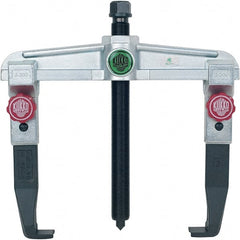 KUKKO - 2 Jaw, 1-1/2" to 9-7/8" Spread, 7-1/2 Ton Capacity, Reversible Puller - 7-7/8" Reach, For Bearings, Gears, Discs, Bushings, Seals - Exact Tooling