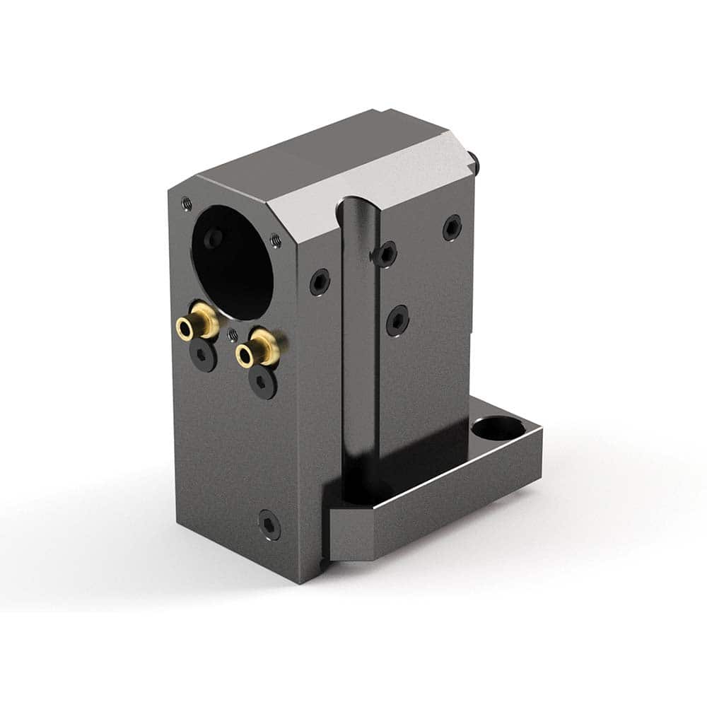 Global CNC Industries - Turret & VDI Tool Holders; Type: Doosan ID Block ; Clamping System: 64mm X 64mm ; Tool Axis: ID ; Through Coolant: No ; Additional Information: 4 Mounting Holes - Exact Tooling