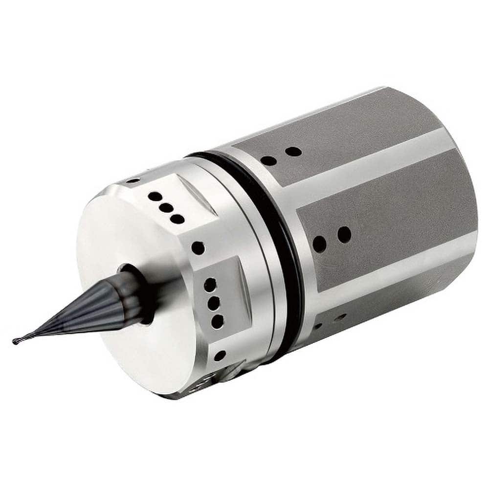 CoolSpeed - Fluid & Air-Mist High-Speed Spindles; Drive Type: Air-Mist ; RPM: 55000.000 ; Compatible Tool Size: 3mm; 4mm; 6mm ; Shaft Diameter: 25.000 (mm); Wattage: 200.000 ; Operating Pressure Range (psi): 44-101 - Exact Tooling