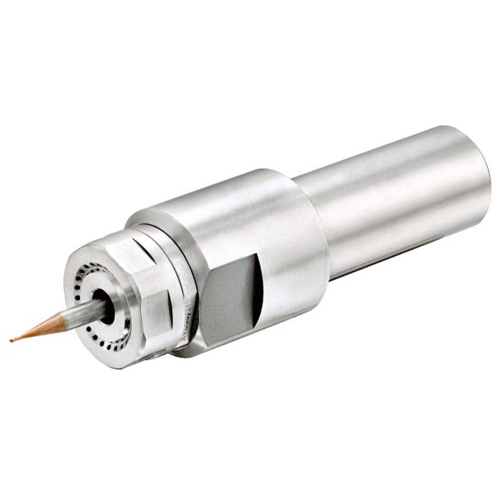CoolSpeed - Fluid & Air-Mist High-Speed Spindles; Drive Type: Coolant/Cutting Oil ; RPM: 75000.000 ; Compatible Tool Size: 3mm; 4mm; 6mm ; Shaft Diameter: 22.000 (mm); Wattage: 300.000 ; Operating Pressure Range (psi): 145-870 - Exact Tooling