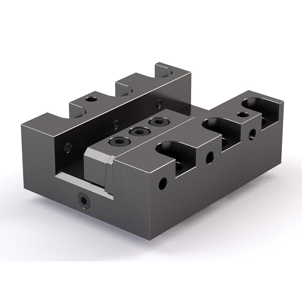 Global CNC Industries - Turret & VDI Tool Holders; Type: Mori OD Facing Block ; Clamping System: 115mm X 110mm ; Tool Axis: OD ; Through Coolant: No ; Outside Diameter (Decimal Inch): 1.2500 ; Additional Information: 4 Mounting Holes - Exact Tooling