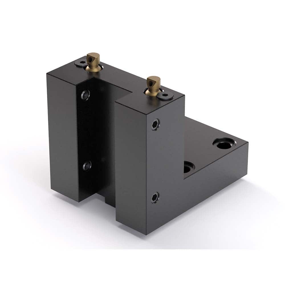 Global CNC Industries - Turret & VDI Tool Holders; Type: Okuma Howa OD Turing Block ; Clamping System: 75mm X 50mm ; Tool Axis: OD ; Through Coolant: No ; Outside Diameter (Decimal Inch): 1.0000 ; Additional Information: 4 Mounting Holes - Exact Tooling