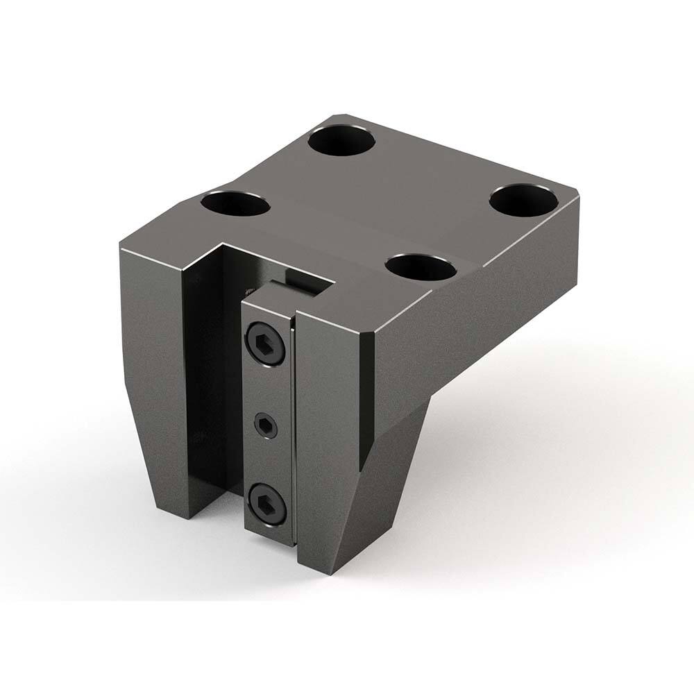 Global CNC Industries - Turret & VDI Tool Holders; Type: Okuma OD Turning Block ; Clamping System: 85mm X 70mm ; Tool Axis: OD ; Through Coolant: No ; Outside Diameter (Decimal Inch): 1.0000 ; Additional Information: 4 Mounting Holes - Exact Tooling