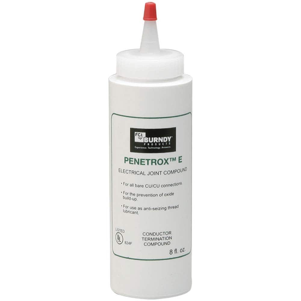 Burndy - Rust Removers & Corrosion Inhibitors; Type: Oxide Inhibiting Electrical Joint Compound ; Container Size Range: 8 oz. - Exact Tooling