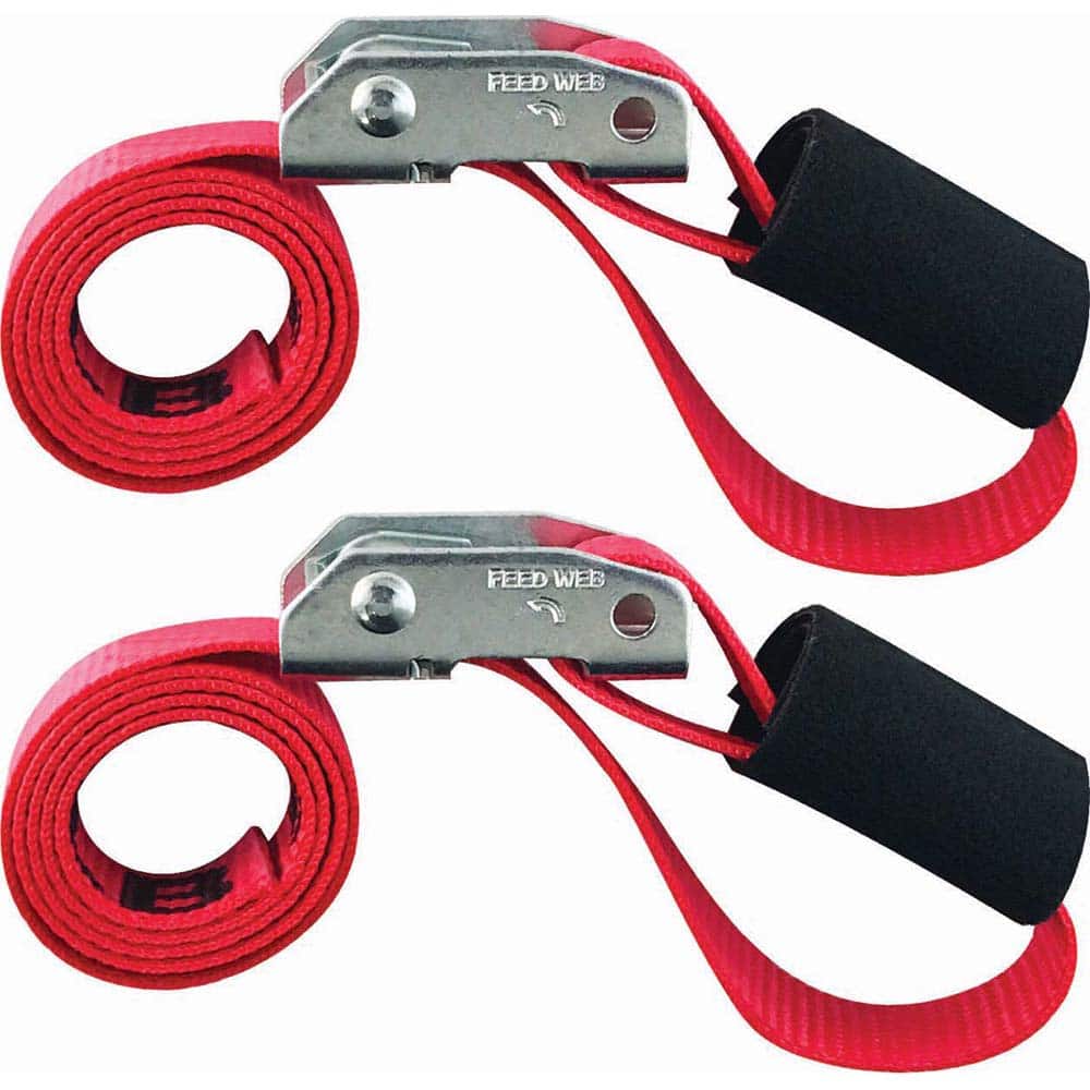 Snap-Loc - Slings & Tiedowns (Load-Rated); Type: Tie Down ; Length (Feet): 3 ; Width (Inch): 1 ; Basket Capacity (Lb.): 1500 ; Load Capacity (Lb.): 500.000 ; Material: Polyester; Steel - Exact Tooling