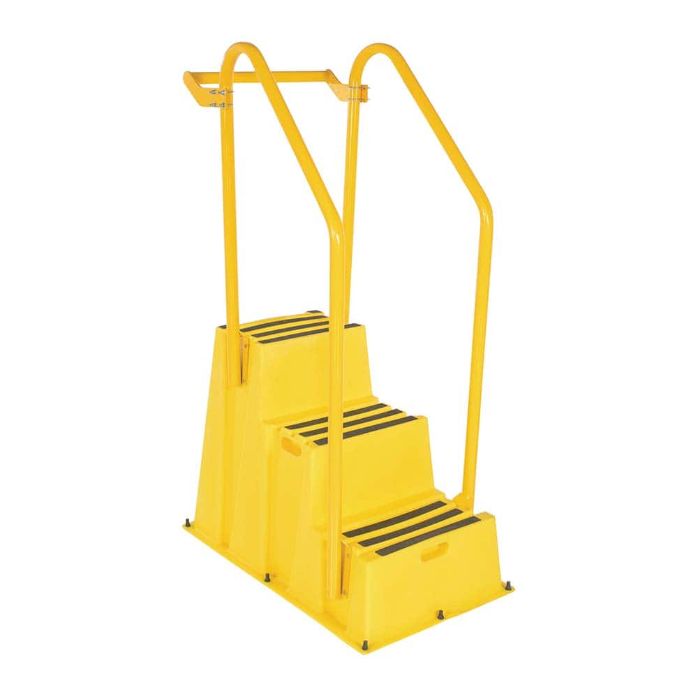 Vestil - Step Ladders; Type: Step Stand ; Height (Feet): 5' 8-1/4" ; Industry Rating: Type IA ; Load Capacity (Lb.): 500.000 ; Material: Polyethylene ; Base Spread: 25 (Inch) - Exact Tooling