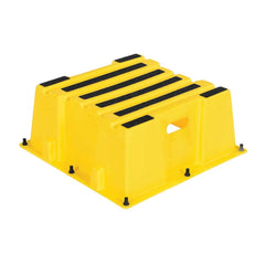 Vestil - Step Stools; Type: Step Stand ; Base Type: Rubber ; Height (Inch): 10-1/2 ; Width (Inch): 25 ; Depth (Inch): 25 ; Load Capacity (Lb.): 500.000 - Exact Tooling