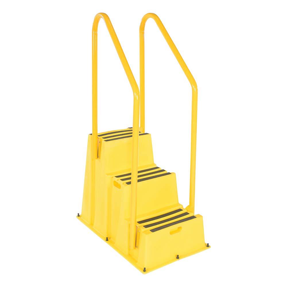 Vestil - Step Ladders; Type: Step Stand ; Height (Feet): 5' 10" ; Industry Rating: Type IA ; Load Capacity (Lb.): 500.000 ; Material: Polyethylene ; Base Spread: 25 (Inch) - Exact Tooling