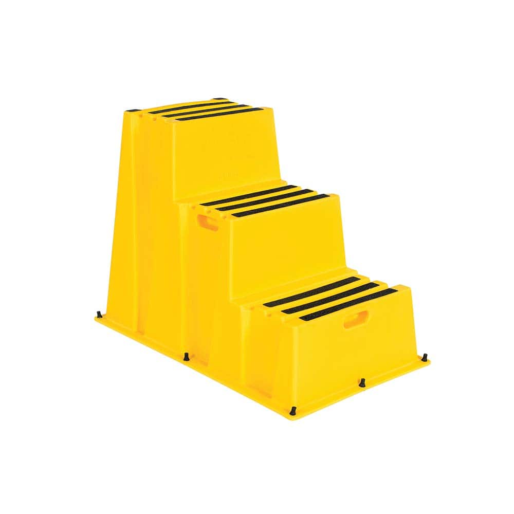 Vestil - Step Ladders; Type: Step Stand ; Height (Feet): 2' 6-1/2" ; Industry Rating: Type IA ; Load Capacity (Lb.): 500.000 ; Material: Polyethylene ; Base Spread: 25 (Inch) - Exact Tooling