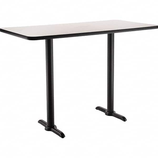National Public Seating - Stationary Tables Type: Breakroom Material: HPL Particleboard Core w/T-Mold; Steel - Exact Tooling