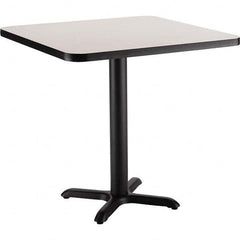 National Public Seating - Stationary Tables Type: Breakroom Material: HPL Particleboard Core w/T-Mold; Steel - Exact Tooling