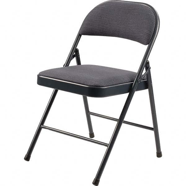 National Public Seating - Folding Chairs Pad Type: Folding Chair w/Fabric Padded Seat Material: Fabric/Steel - Exact Tooling