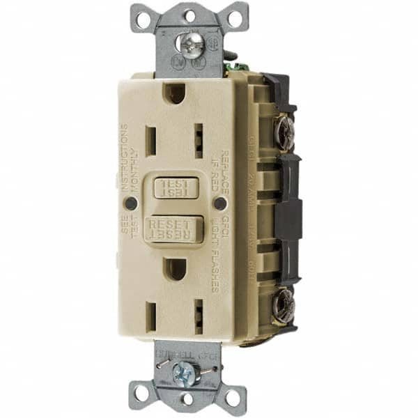 Bryant Electric - GFCI Receptacles Grade: Commercial Color: Ivory - Exact Tooling