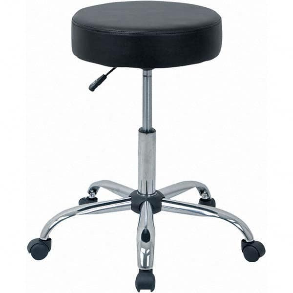 ALERA - Swivel & Adjustable Stools Type: Adjustable Height Stool Base Type: Chrome Steel Base - Exact Tooling