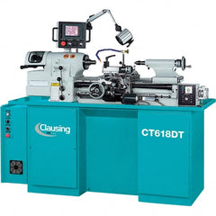 Clausing - Bench, Engine & Toolroom Lathes   Machine Type: Toolroom Lathe    Spindle Speed Control: Variable Speed Pulley - Exact Tooling