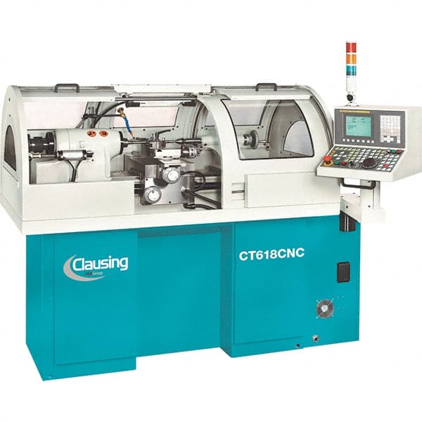 Clausing - Bench, Engine & Toolroom Lathes Machine Type: Toolroom Lathe Spindle Speed Control: Variable Speed Pulley - Exact Tooling