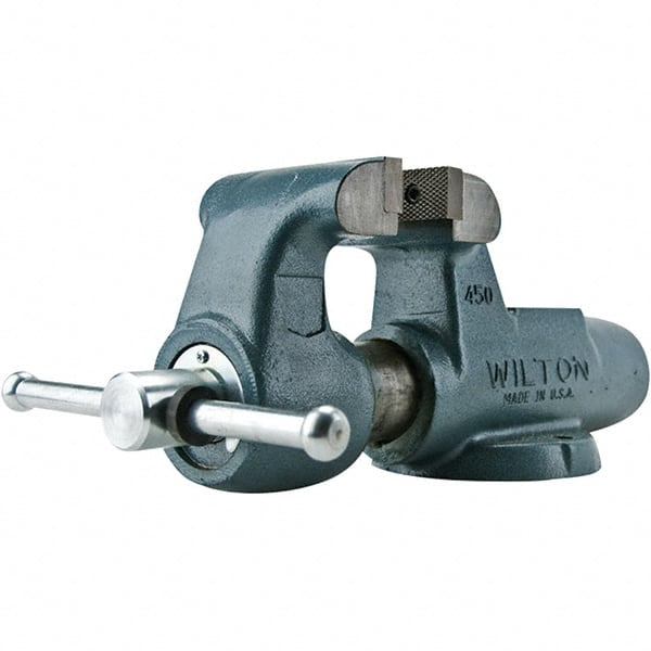 Wilton - Bench Vises Jaw Width (Inch): 3 Jaw Opening Capacity (Inch): 4-3/4 - Exact Tooling