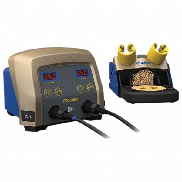 Hakko - Soldering Stations Type: Dual Port Soldering Station Power Range/Watts: 135W - Exact Tooling
