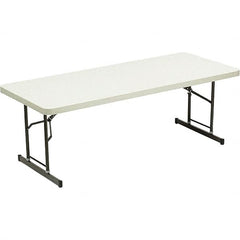 Ability One - 30" Long x 72" Wide x 29" High, Folding Table - Exact Tooling