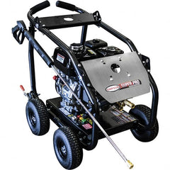 Simpson - Gas, 7.9 hp, 4,000 psi, 3.5 GPM, Cold Water Pressure Washer - AAA Triplex, 50' x 3/8" Hose - Exact Tooling