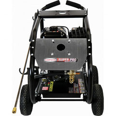 Simpson - Gas, 11.7 hp, 4,400 psi, 4 GPM, Cold Water Pressure Washer - AAA Triplex, 50' x 3/8" Hose - Exact Tooling