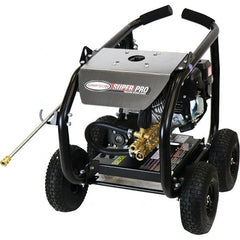 Simpson - Gas, 5.8 hp, 3,600 psi, 2.5 GPM, Cold Water Pressure Washer - AAA Triplex, 25' x 5/16" Hose - Exact Tooling