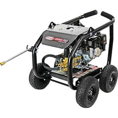 Simpson - Gas, 5.5 hp, 3,600 psi, 2.5 GPM, Cold Water Pressure Washer - AAA Triplex, 25' x 5/16" Hose - Exact Tooling