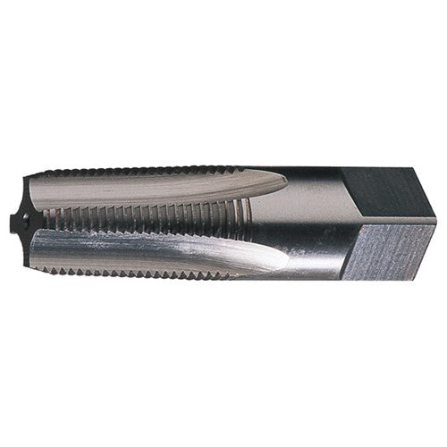 3/8-18 NPT 4 Flute HSS Medium Hook Taper Regular NPT Thread Taper Pipe Tap- Bright - Exact Tooling