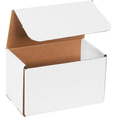 Made in USA - Pack of (50), 6" Wide x 10" Long x 5" High Corrugated Shipping Boxes - Exact Tooling