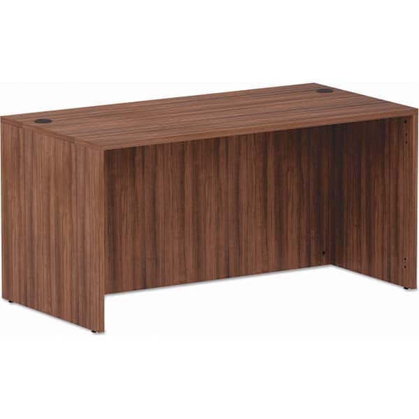 ALERA - Office Desks Type: Straight Front Desk Shell Color: Modern Walnut - Exact Tooling