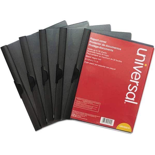 UNIVERSAL - Portfolios, Report Covers & Pocket Binders Three Hole Report Cover Type: Clip Style Width (Inch): 11.81 - Exact Tooling