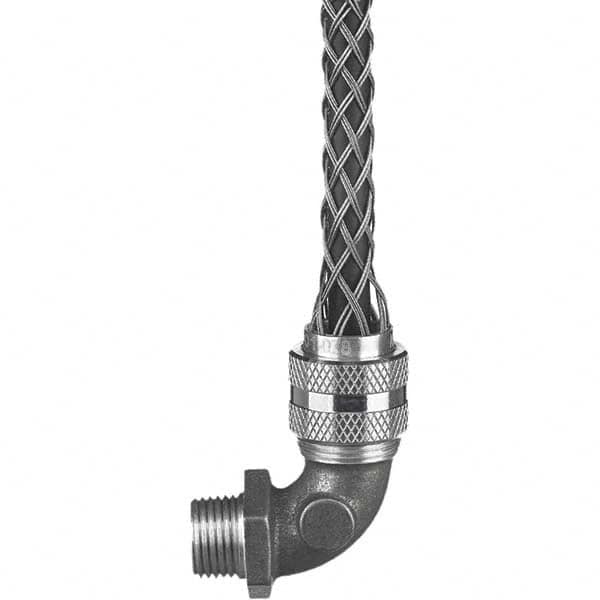 Hubbell Wiring Device-Kellems - 0.37 to 0.5" Liquidtight Elbow Strain Relief Cord Grip - Exact Tooling