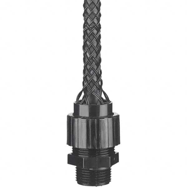 Hubbell Wiring Device-Kellems - 0.5 to 0.62" Liquidtight Straight Strain Relief Cord Grip - Exact Tooling