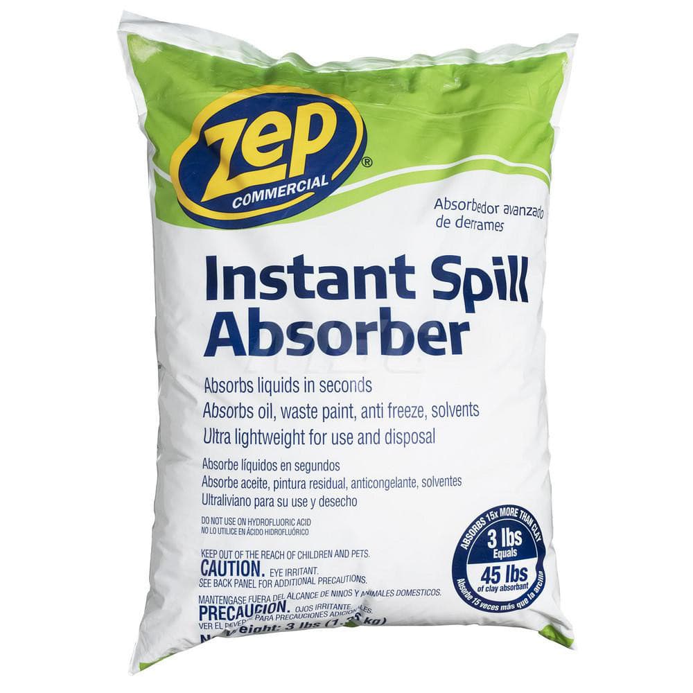 Sorbent: 3 lb Bag, Application Perfect For Absorbing Oils, Wasted Paint, Antifreeze & Solvents Instant Spill Absorber
