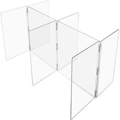 USA Sealing - 24" x 72" Self-Supporting Partition & Panel System-Social Distancing Barrier - Exact Tooling