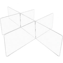 USA Sealing - 48" x 96" Self-Supporting Partition & Panel System-Social Distancing Barrier - Exact Tooling