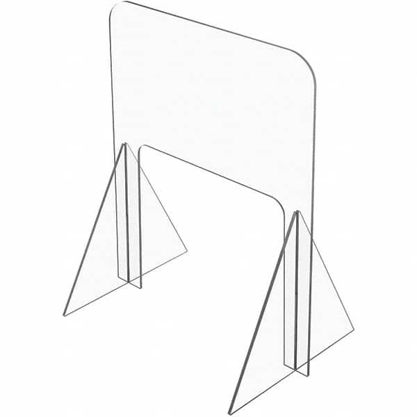 USA Sealing - 48" x 48" Self-Supporting Partition & Panel System-Social Distancing Barrier - Exact Tooling